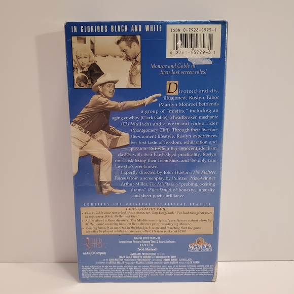 The Misfits VHS Tape - Picture 2 of 5